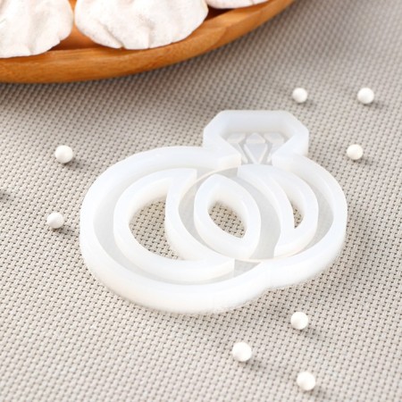 Silicone form "ring", 7.5 × 8 cm, transparent color-2