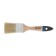 Brush flat tundra, natural bristles, wooden handle, 1.5 ", 38 mm