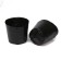 Polyethylene pots for seedlings, 800 ml, 11 × 11 × 10 cm, thickness 50 μm, black, Greengo
