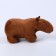 Soft toy "Capybara", 20 cm, dark brown color