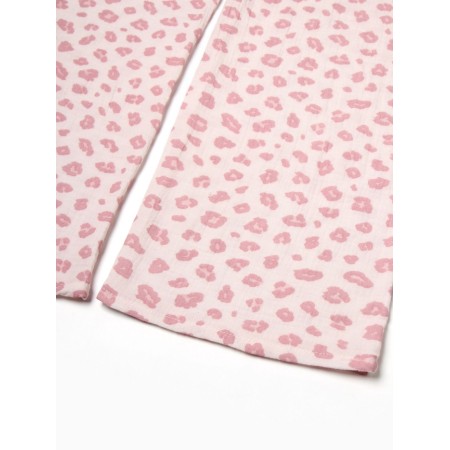Female set (shirt, trousers) KAFTAN "Muslin: Pink Leopard" p. 52-54-4