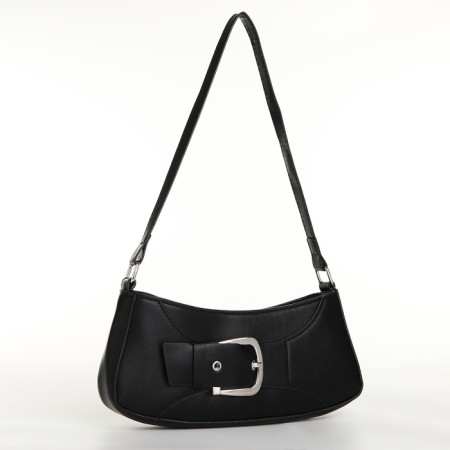 Bag Women's Baget with a zipper, black color-2