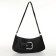 Bag Women's Baget with a zipper, black color