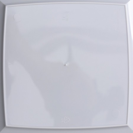 A set of plastic disposable plates, 17.2 × 17.2 cm, square, flat, 6 pcs, white color-4