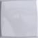 A set of plastic disposable plates, 17.2 × 17.2 cm, square, flat, 6 pcs, white color