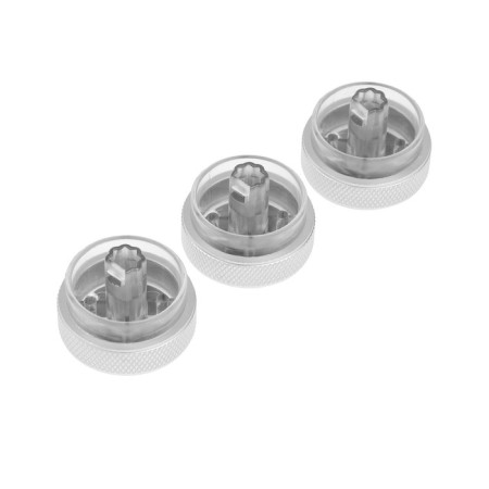 Climate switching handle Ford, chrome, set 3 pcs-4