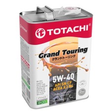 Масло моторное Totachi Grand Touring, SN/CF 5W-40, синтетическое, 4 л