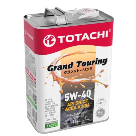 Motor oil Totachi Grand Touring, SN/CF 5W-40, synthetic, 4 liters