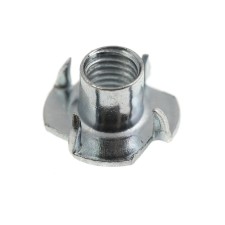 Гайка Steelrex, мебельная, забивная, DIN1624, оцинкованная, М8, 3000 шт