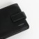 Male purse on the button, black color