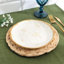Serving napkin for a table D 25 x 1 cm., Water hyacinth