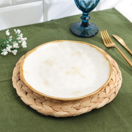 Serving napkin for a table D 25 x 1 cm., Water hyacinth