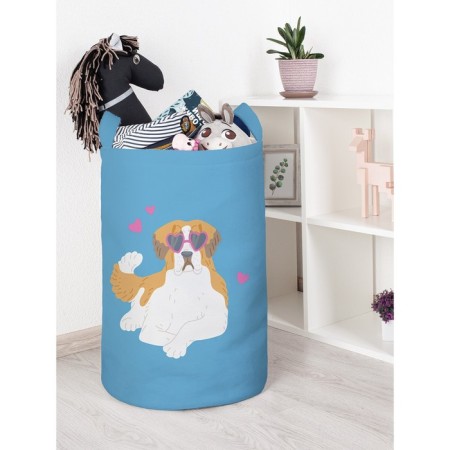 Basket for toys "Business dog, size 40x60 cm