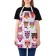 Apron of a kitchen with a photo print "Wise fun", adjustable, size OS