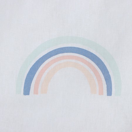 Crystick Ethel Pretty Rainbows 143x215 cm, 100% cotton, calico-1