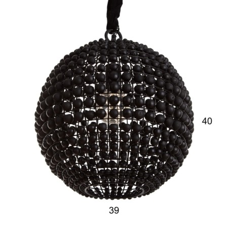 Ceiling light "Sukl" black 1x40W, E27, 41x41x47 cm-2