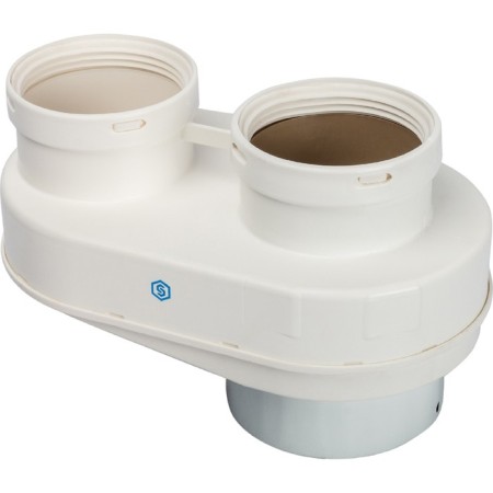 The chimney element Stout SCA-8080-230002, adapter for connecting pipes, DN80/80
