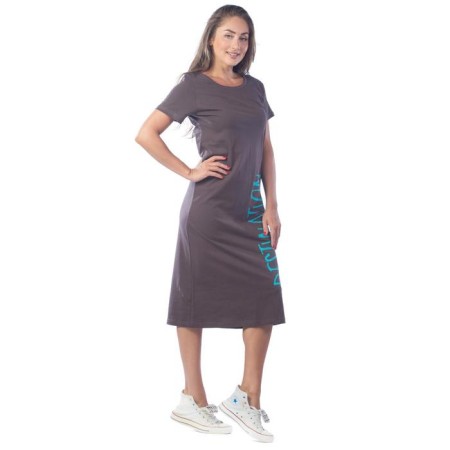 Women's dress, size 52, khaki color-2