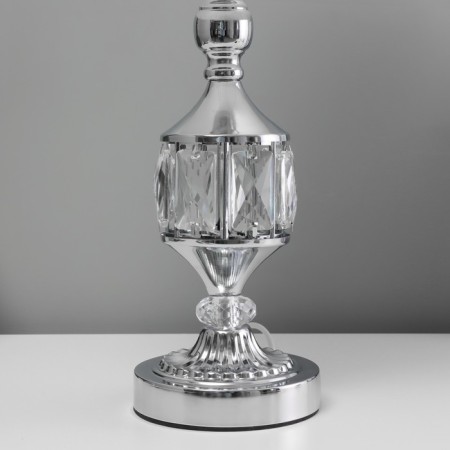 Table lamp enthusiasm 1x60W E27 silver 26x26x46 cm Risalux-2
