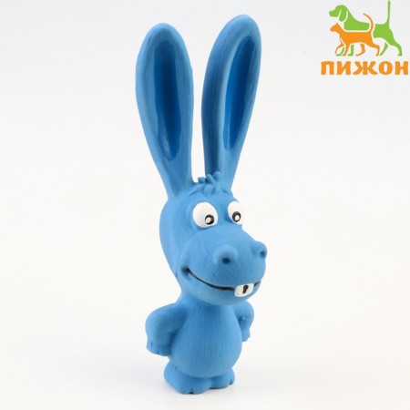 Brutus toy for dogs from latex "Donkey", 17 cm, blue