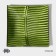 Glass plate Magistro "Paporotnik", 14.5 × 14 × 1.8 cm, green green