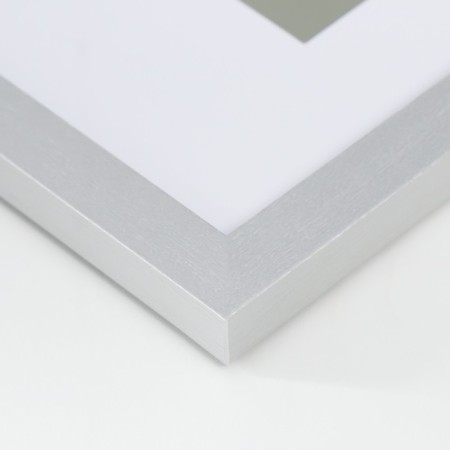 Photo frame MDF "Ellis" 21x30 cm, with a pass, silver-3