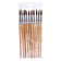 Round brush, squirrel, No. 10, wood handle