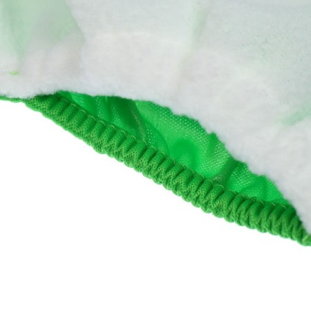Reusable diaper "our bunny", green color-7