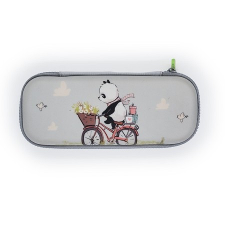 Youth backpack 40 x 30 x 17 cm, Bruno VisConti 12-003 + pencil case, Donut, black-4