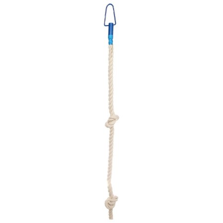 Rope for climbing, with nodes, length 2.5 m
