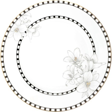 Arya Home Elegant Mandala, 24 objects, white color, white-3