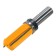 Clesteric Encor 10538, straight, on wood, d = 12 mm, 19 x 38 mm