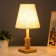 Eln table lamp E27 40W light wood 19.5x19.5x38 cm Risalux