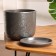 Pot of flower python graphite 3 l
