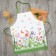 Apron "Ethel" meadow flowers 70x60 cm cm, 100% cotton, sarzha 190 g/m2