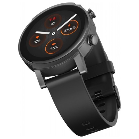 Smart hours Ark Mobvoi Ticwatch E3 0.727mm 1.3 "TFT Corp. Black brushed damp.: 22mm 1075687-2