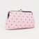 Cosmetic bag on the farmar, pink color