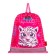 Frame backpack 35 x 28 x 15 cm, Across 178, filling: bag, pencil case, pink ACR22-178-5