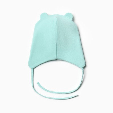 Baby hat, mint color, size 46-50-2