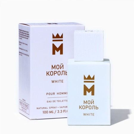 Tuale water my male king White, 100 ml (based on 12.12. Blanc (Lacoste)