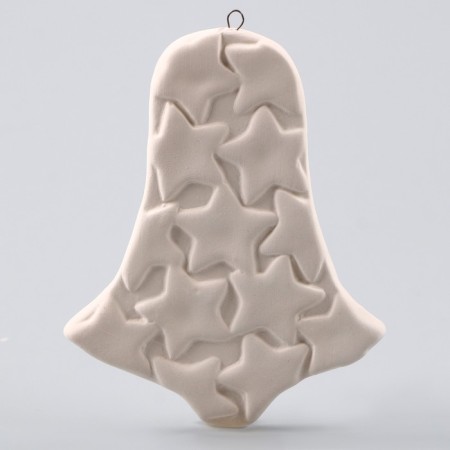 Christmas tree decoration for coloring "bell", with a suspension-3