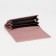 Women's wallet on magnets, pink color