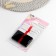 Elastic elastic bands, 10/12/15 mm, 1 m, 8 pcs, black/white color