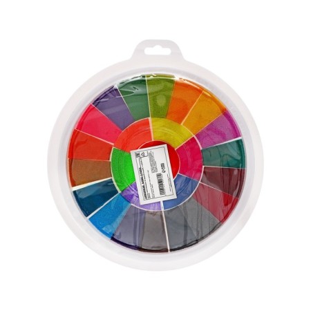 Paints of finger 25 colors, on water -based, with a sponge, mix-2