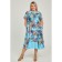 Women's dress, size 64, blue color