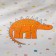 Bed linen 1.5 joint venture "Dino", size 160x230 cm, 160x220 cm, 50x70 cm