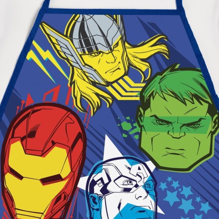 Apron with sleevens children's “Avengers team”, 49x39 cm-9