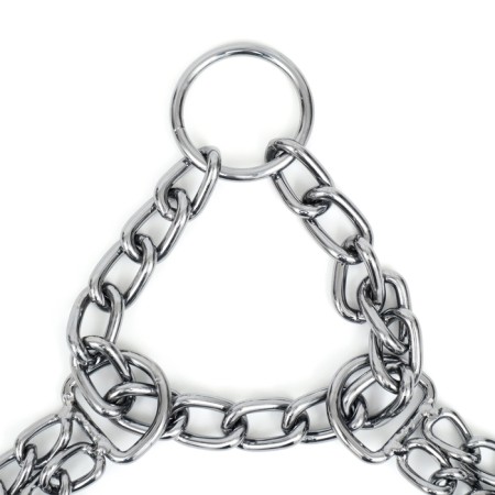 Collar - half -stain two -rowing metal, 50 cm, wire thickness 2.5 mm, black-5
