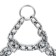Collar - half -stain two -rowing metal, 50 cm, wire thickness 2.5 mm, black