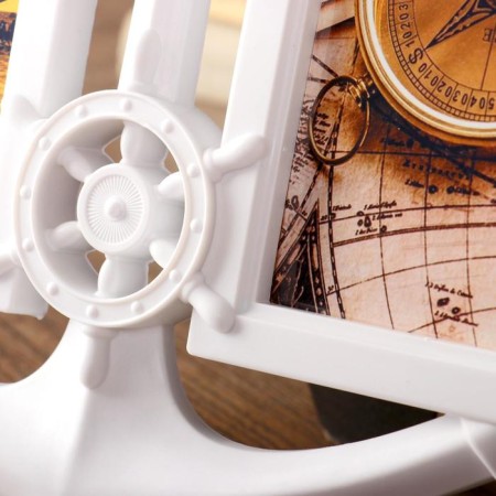 Photo frame plastic in 2 photos 10x15 cm "Anchor" white 23x29 cm-3